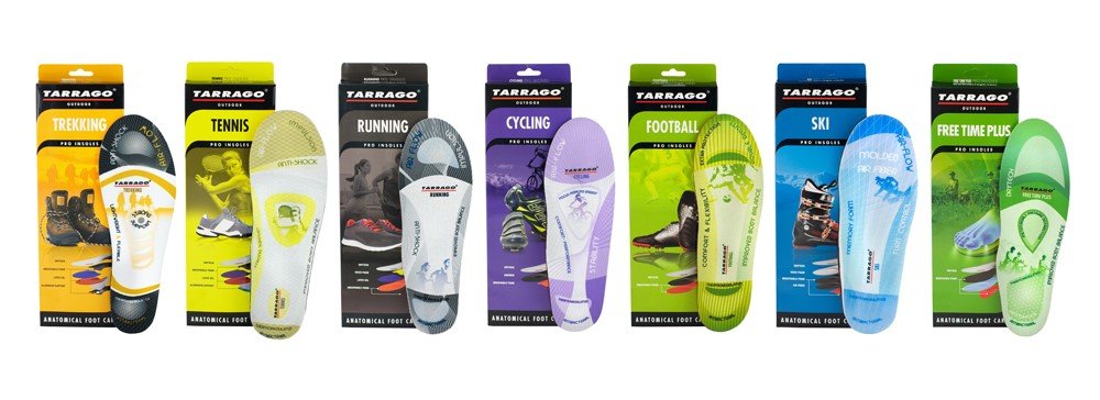 largest range of sports insoles 