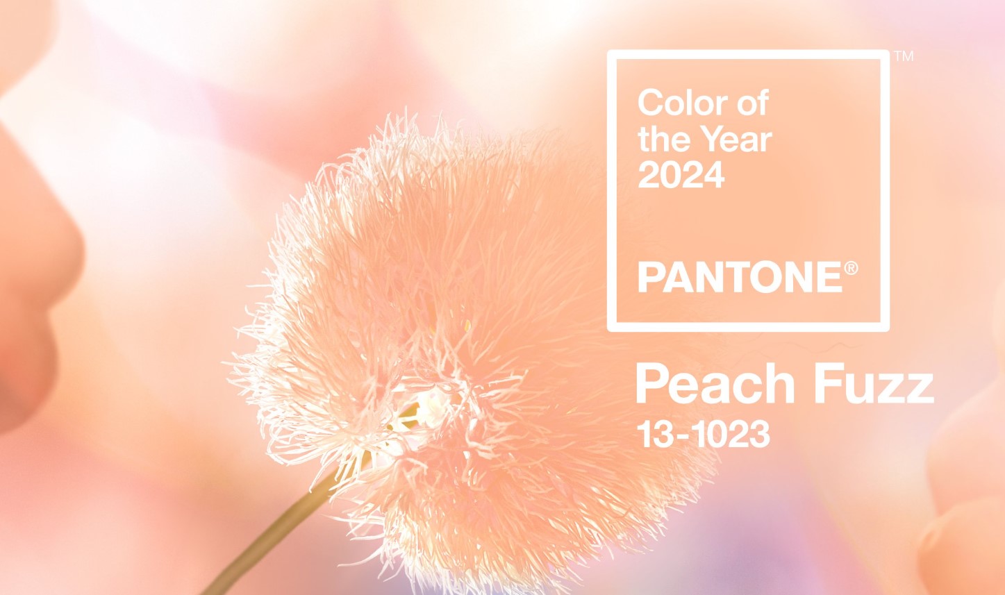 Pantone Color of the year 2024 Peach Fuzz Tarrago